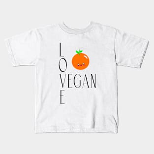 Love vegan Kids T-Shirt